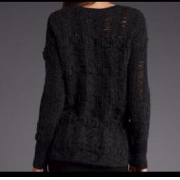 NWOT BCBGMaxAzria Gray Alpaca Blend Sweater - Picture 2 of 7